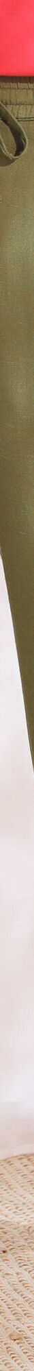 Pantacourt large, viscose et lin (kaki) Pantacourt large, viscose et lin (kaki)